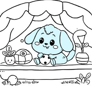 Libro para Colorear de Bluey