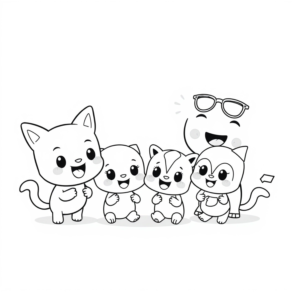 Libro para Colorear de Bluey