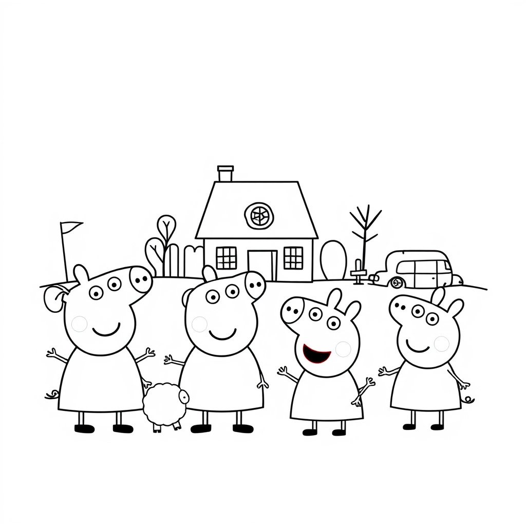 Libro para Colorear Peppa Pig