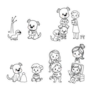 Páginas para colorear de Bluey