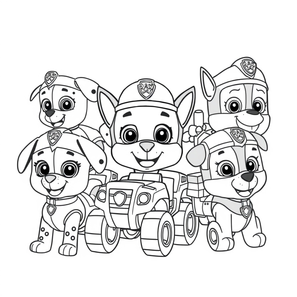Libro para Colorear PAW Patrol