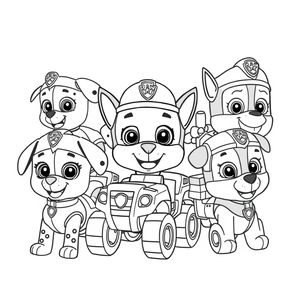 Libro para Colorear PAW Patrol