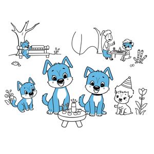 Libro para Colorear de Bluey: Aventuras con los Heelers