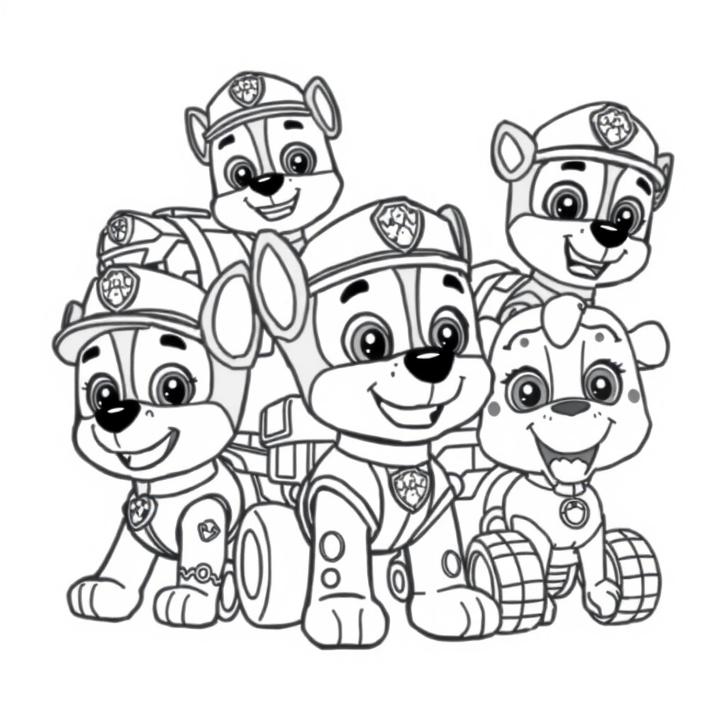 Psi Patrol - Kolorowanka Z Przygodami
